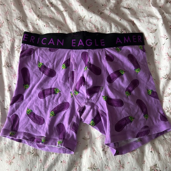 Eggplant Emoji Mens Boxers - Picture 1 of 4